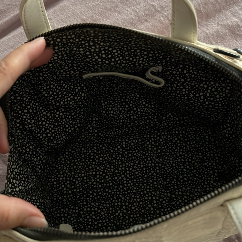 Loeffler Randall Python Print Top Handle Purse - image 6